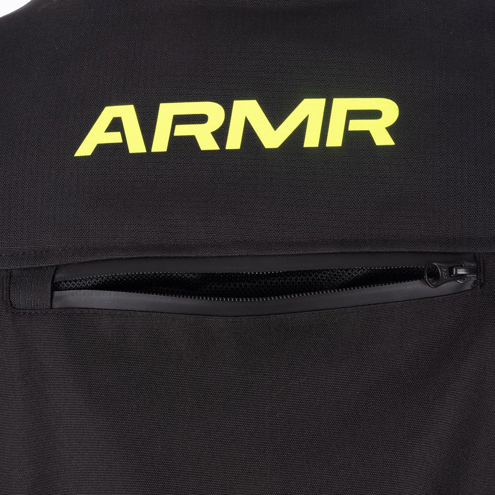 ARMR Kumaji 3.0 Waterproof Textile Jacket Black / Green / Fluo Yellow FREE 1 YEAR Returns, FREE UK Delivery | ThrottleChimp