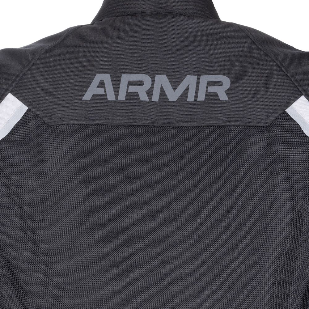 ARMR Eyoshi 3.0 Air Textile Jacket Black / Light Grey FREE 1 YEAR Returns, FREE UK Delivery | ThrottleChimp