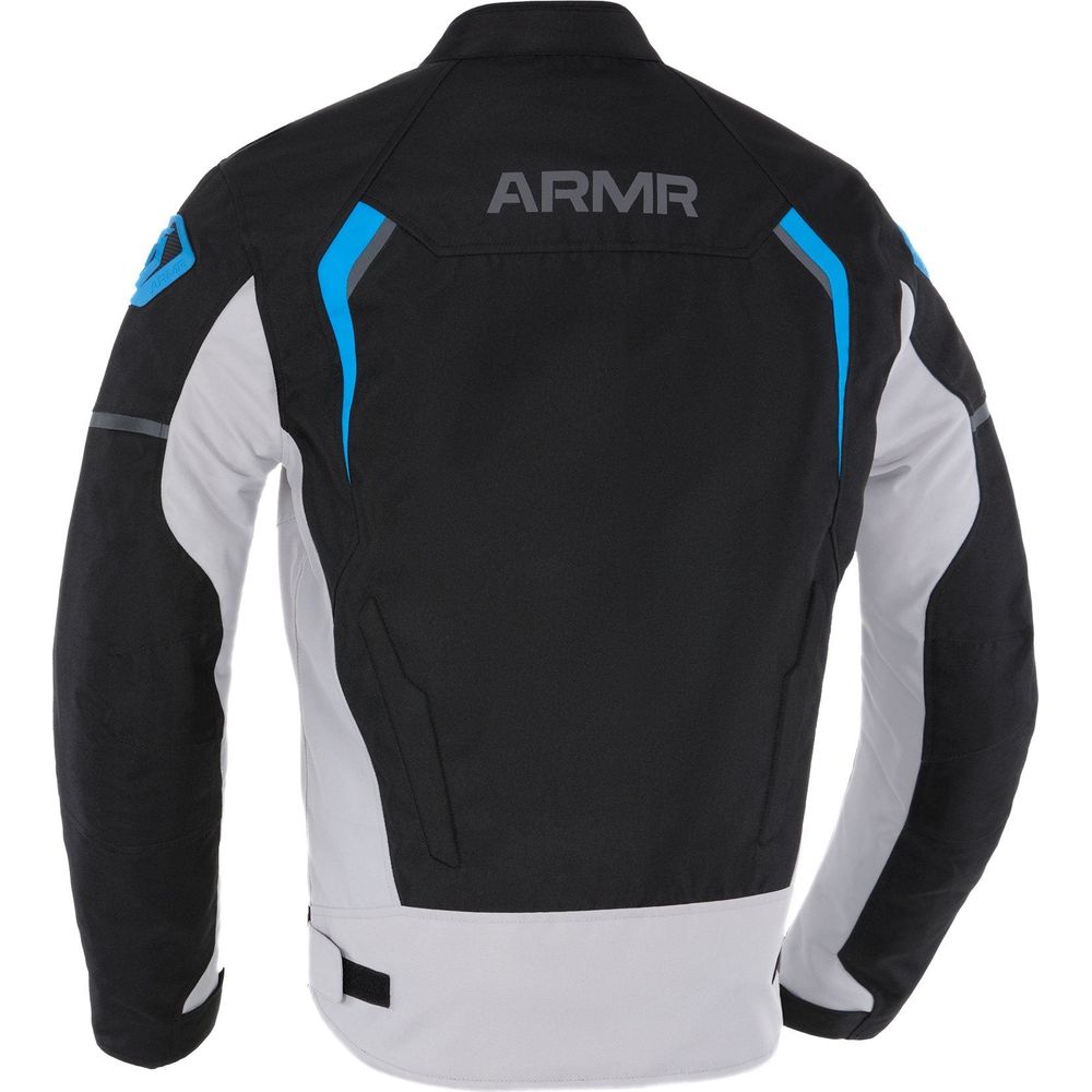 ARMR Eyoshi 3.0 Waterproof Textile Jacket Black / Light Grey / Blue