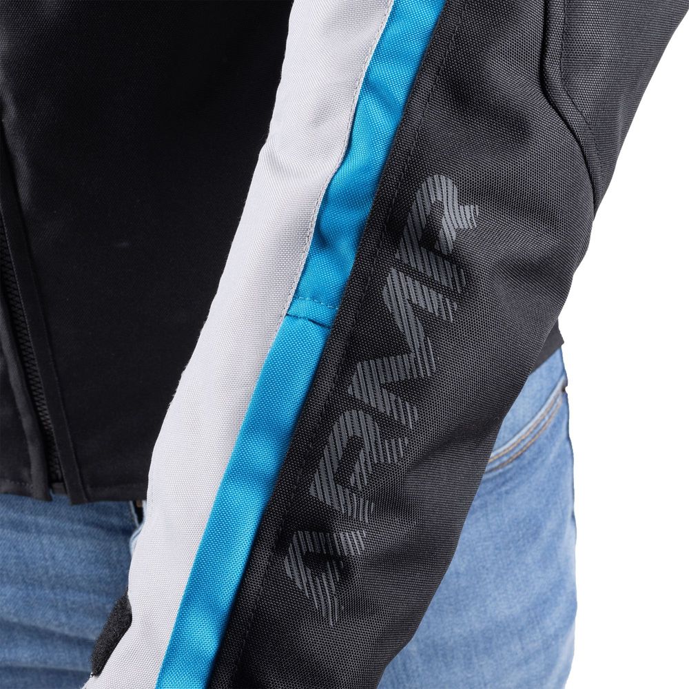 ARMR Eyoshi 3.0 Waterproof Textile Jacket Black / Light Grey / Blue