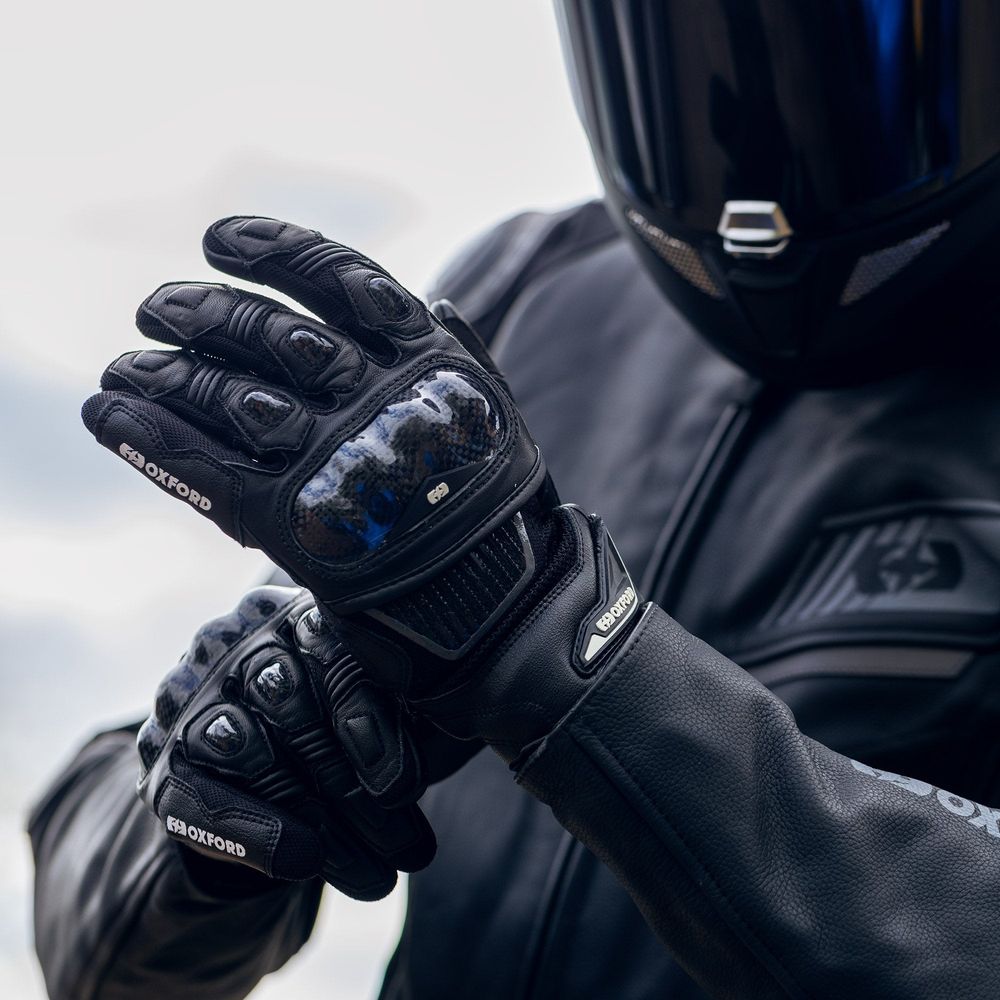 Oxford RP-4S 3.0 Leather Gloves Stealth Black