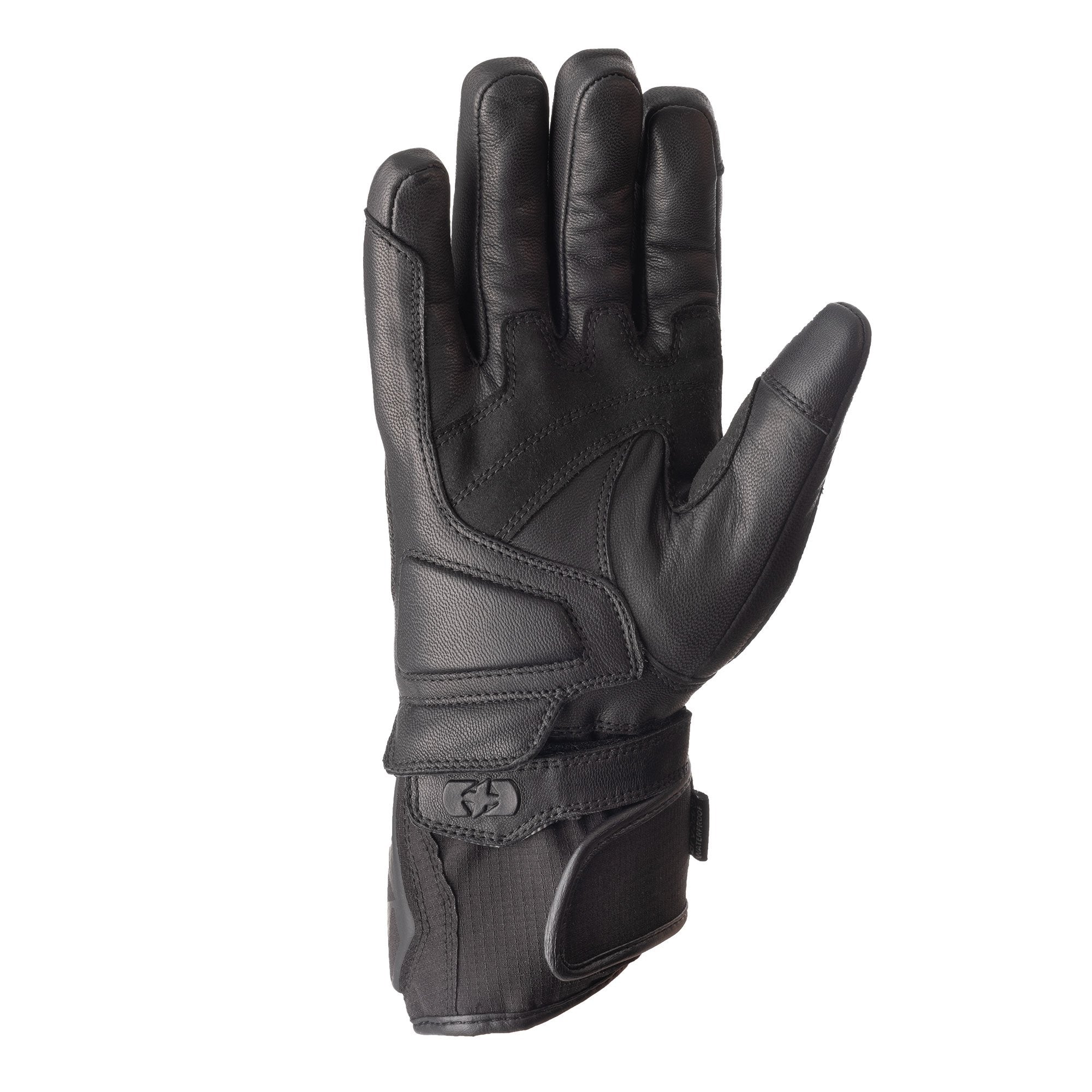 Oxford Vancouver 2.0 D2D Leather & Textile Gloves Black FREE 1 YEAR Returns, FREE UK Delivery | ThrottleChimp