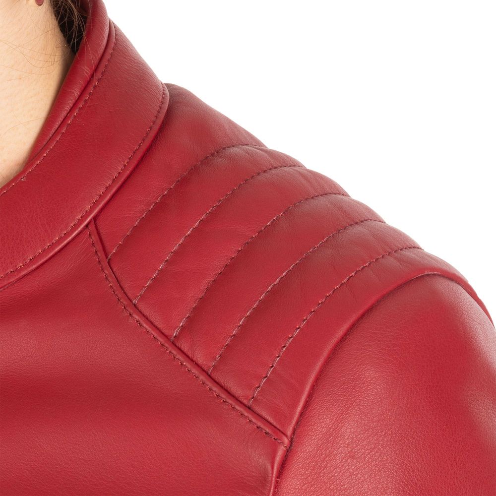 Oxford Radley Ladies Leather Jacket Red