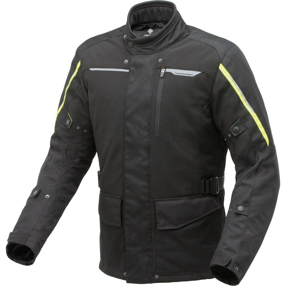 Tucano Urbano 4Stroke Hydroscud Jacket Black / Fluo Yellow - ThrottleChimp