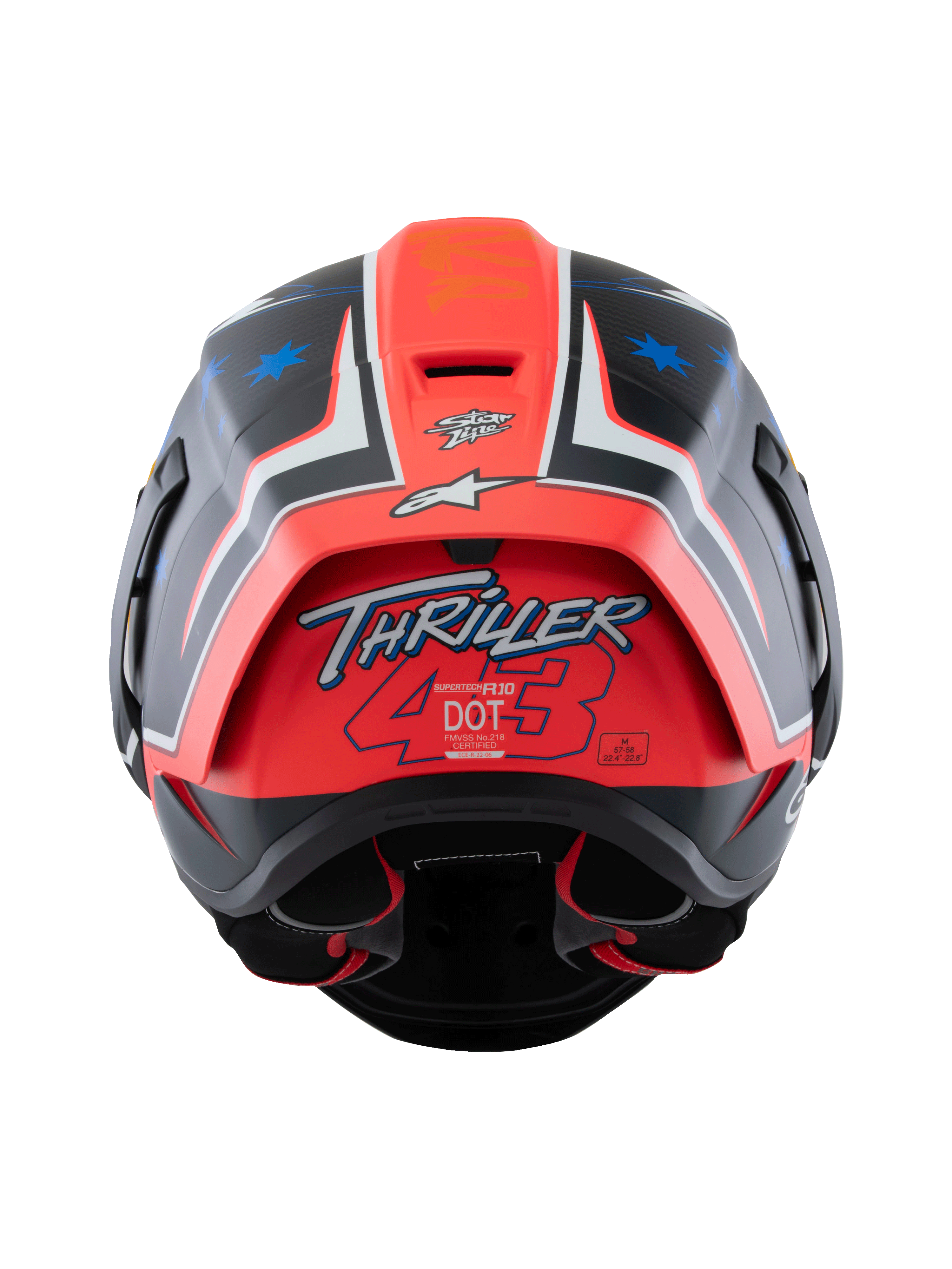 Alpinestars Supertech R10 Jack Miller Full Face Helmet Carbon / Matt Red FREE 1 YEAR Returns, FREE UK Delivery | ThrottleChimp