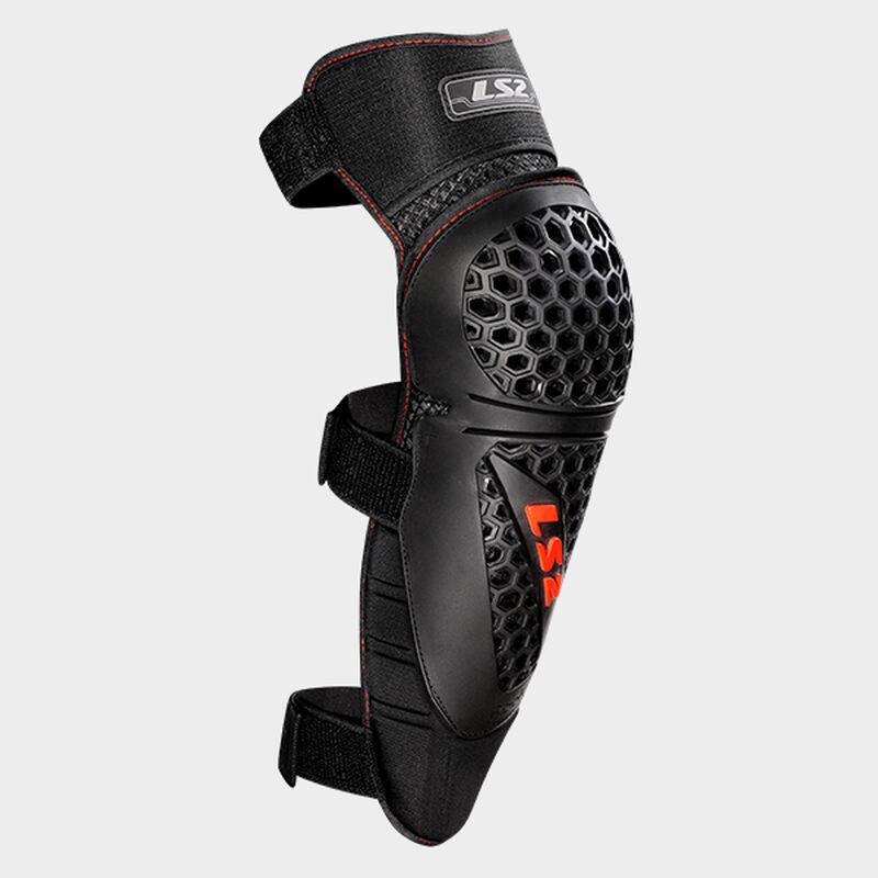 LS2 Rookie Knee Protector Black FREE 1 YEAR Returns, FREE UK Delivery | ThrottleChimp