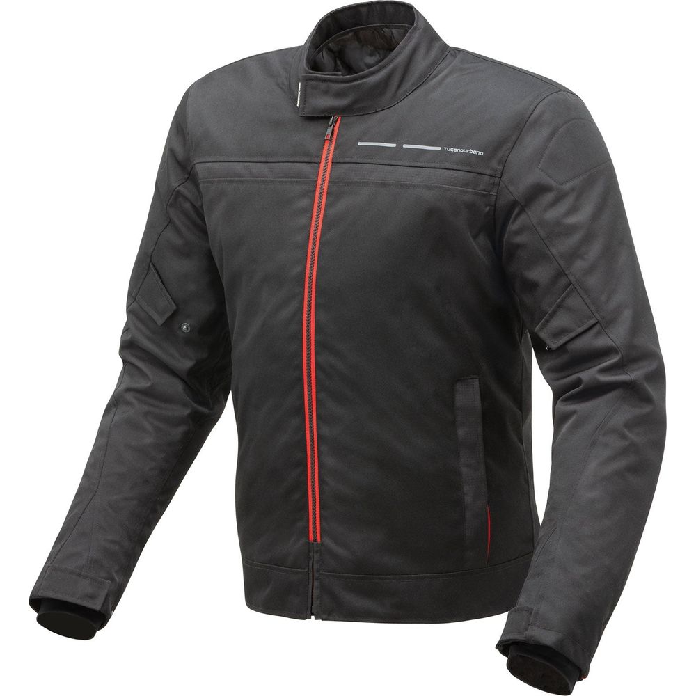 Tucano Urbano Rocket Hydroscud Jacket Black / Red - ThrottleChimp