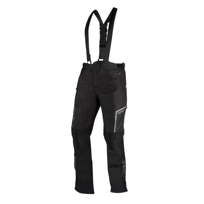 Bering Dusty Textile Trouser Black - ThrottleChimp