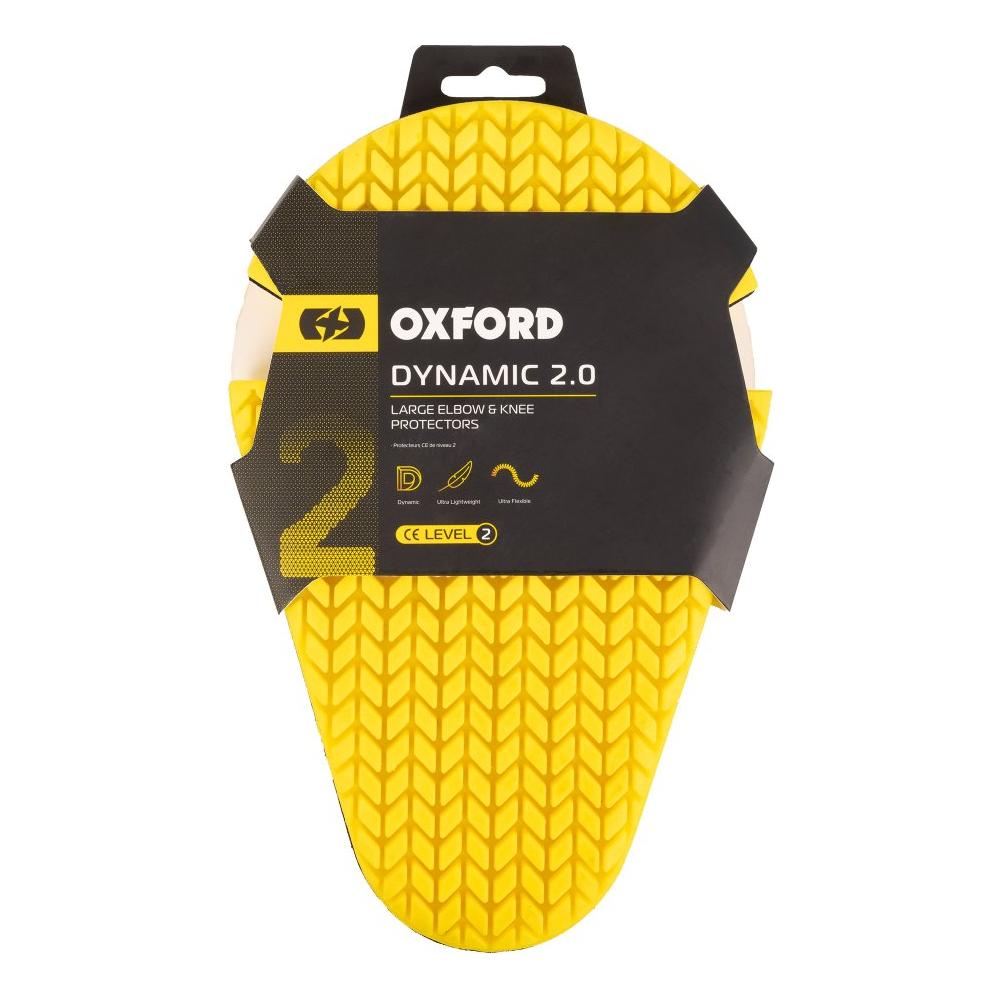 Oxford Dynamic 2.0 Level 2 Large Elbow & Knee Protector Insert - Pair