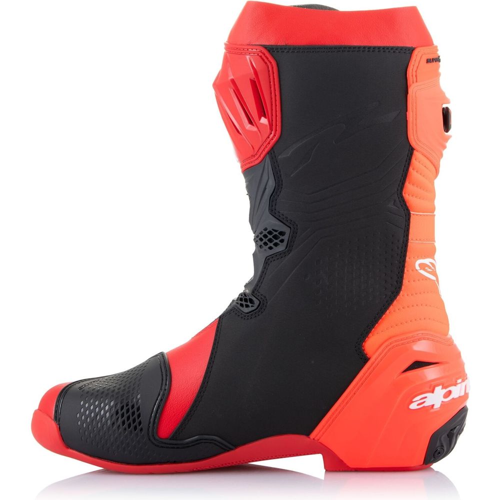 Alpinestars Supertech R Boots Bright Red / Fluo Red