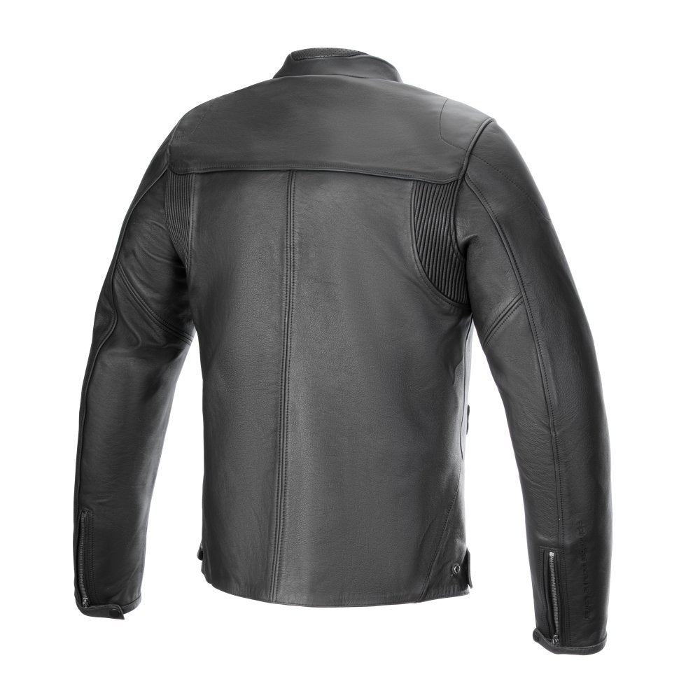 Alpinestars Blacktrack Leather Jacket Black / Black