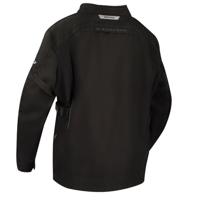 Bering Carlos King Size Textile Jacket Black (Image 2) - ThrottleChimp