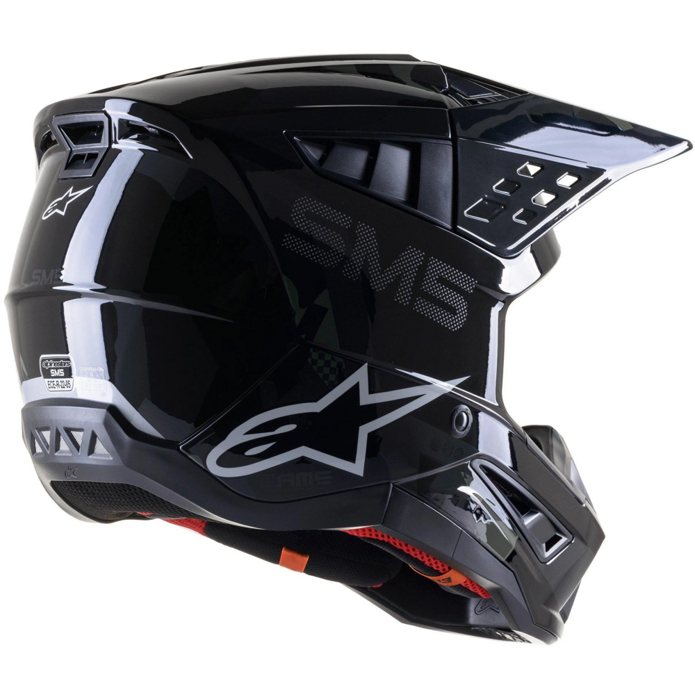 Alpinestars S-M5 Rover ECE Motocross Helmet Black / Anthracite / Glossy Camo FREE 1 YEAR Returns, FREE UK Delivery | ThrottleChimp