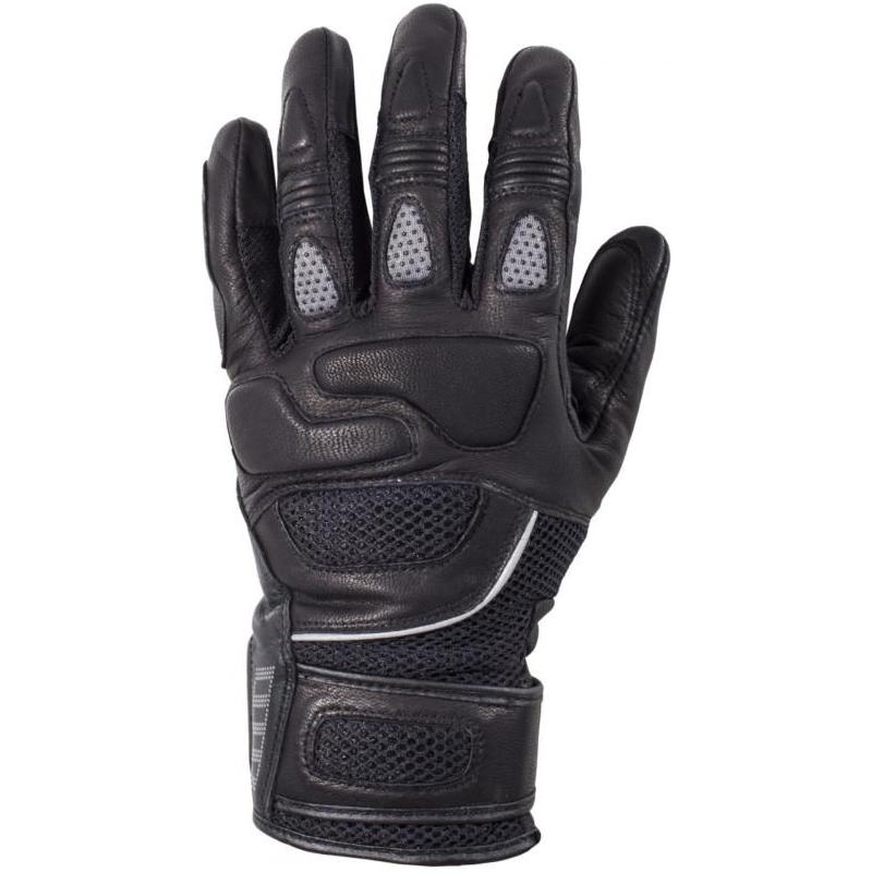 Rukka AFT Leather Gloves Black - ThrottleChimp