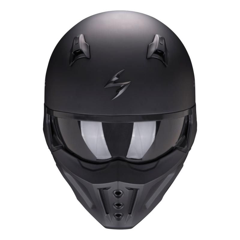 Scorpion EXO Covert-X Crossover Helmet Matt Black (Image 2) - ThrottleChimp