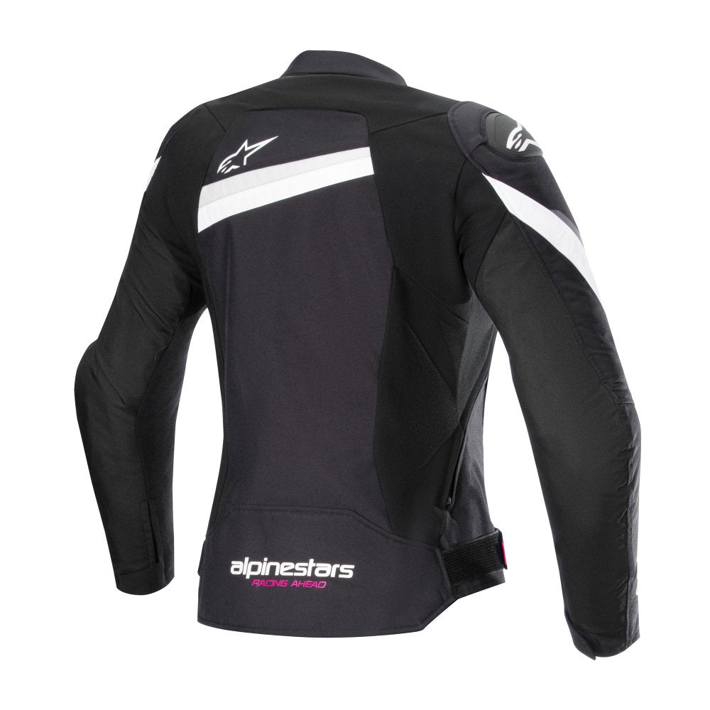 Alpinestars Stella T-GP Plus R V4 Ladies Textile Jacket Black / White FREE 1 YEAR Returns, FREE UK Delivery | ThrottleChimp