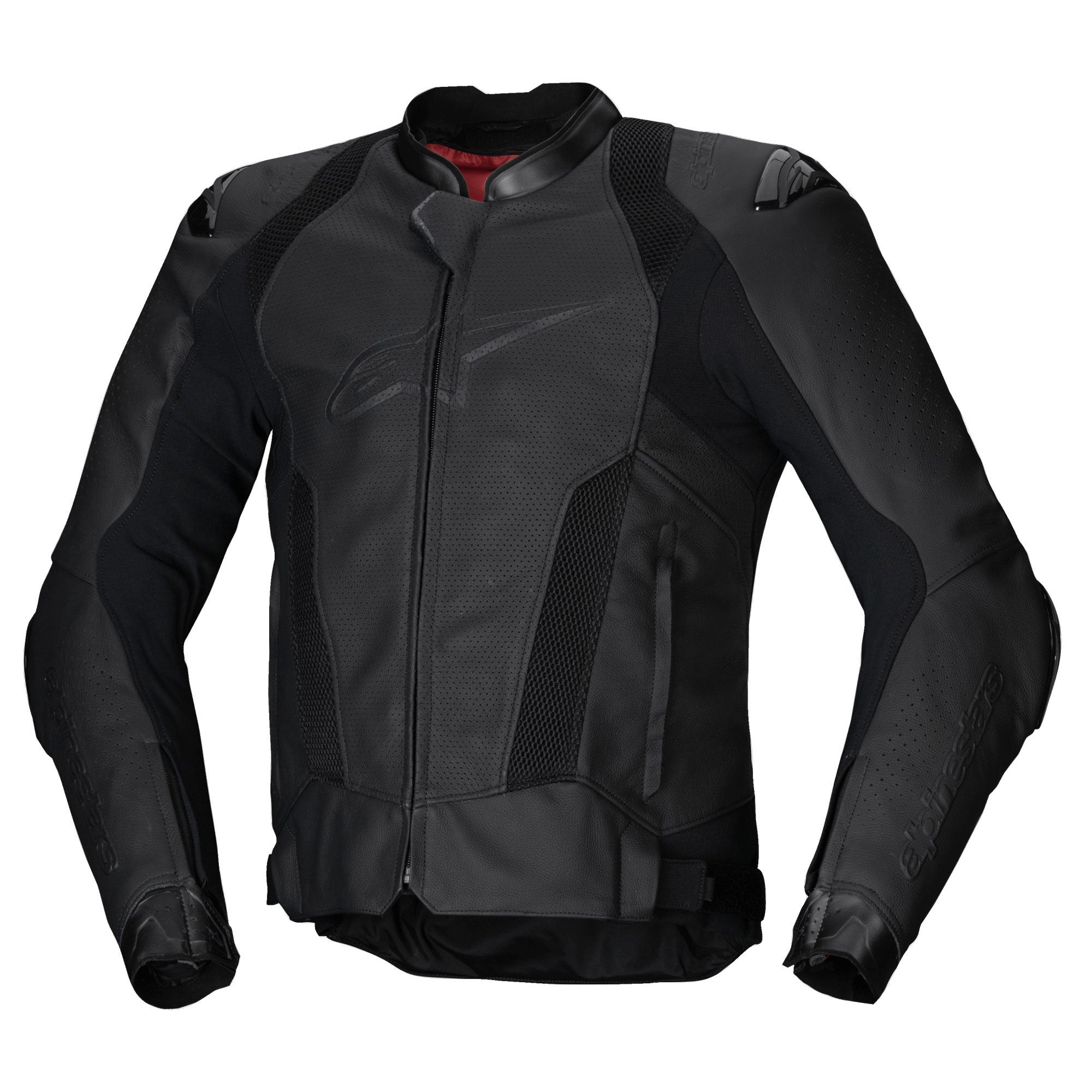 Alpinestars Missile V3 Airflow Leather Jacket Black / Black FREE 1 YEAR Returns, FREE UK Delivery | ThrottleChimp