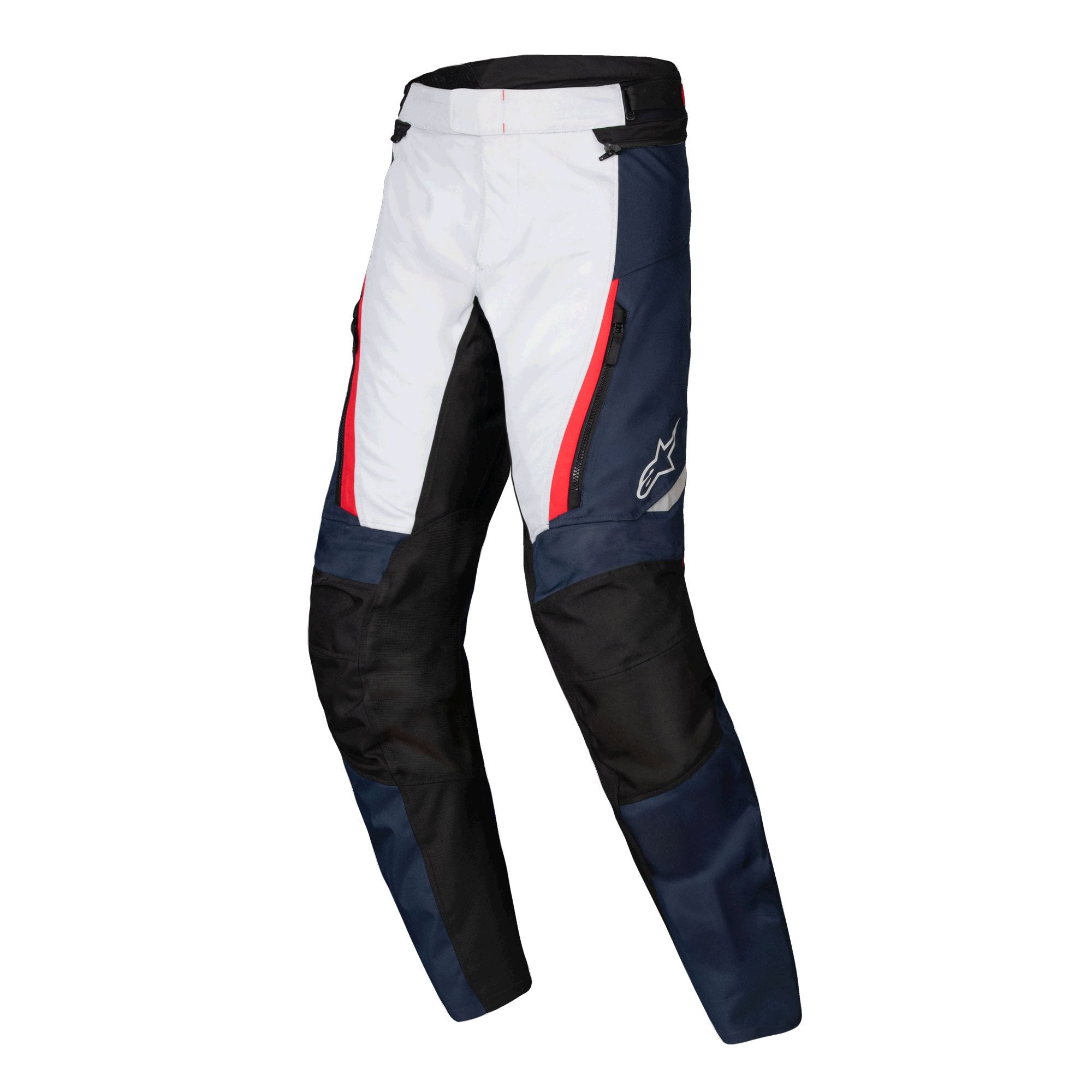 Alpinestars ST-1 Waterproof Textile Trouser Dark Blue / Black / Bright Red FREE 1 YEAR Returns, FREE UK Delivery | ThrottleChimp