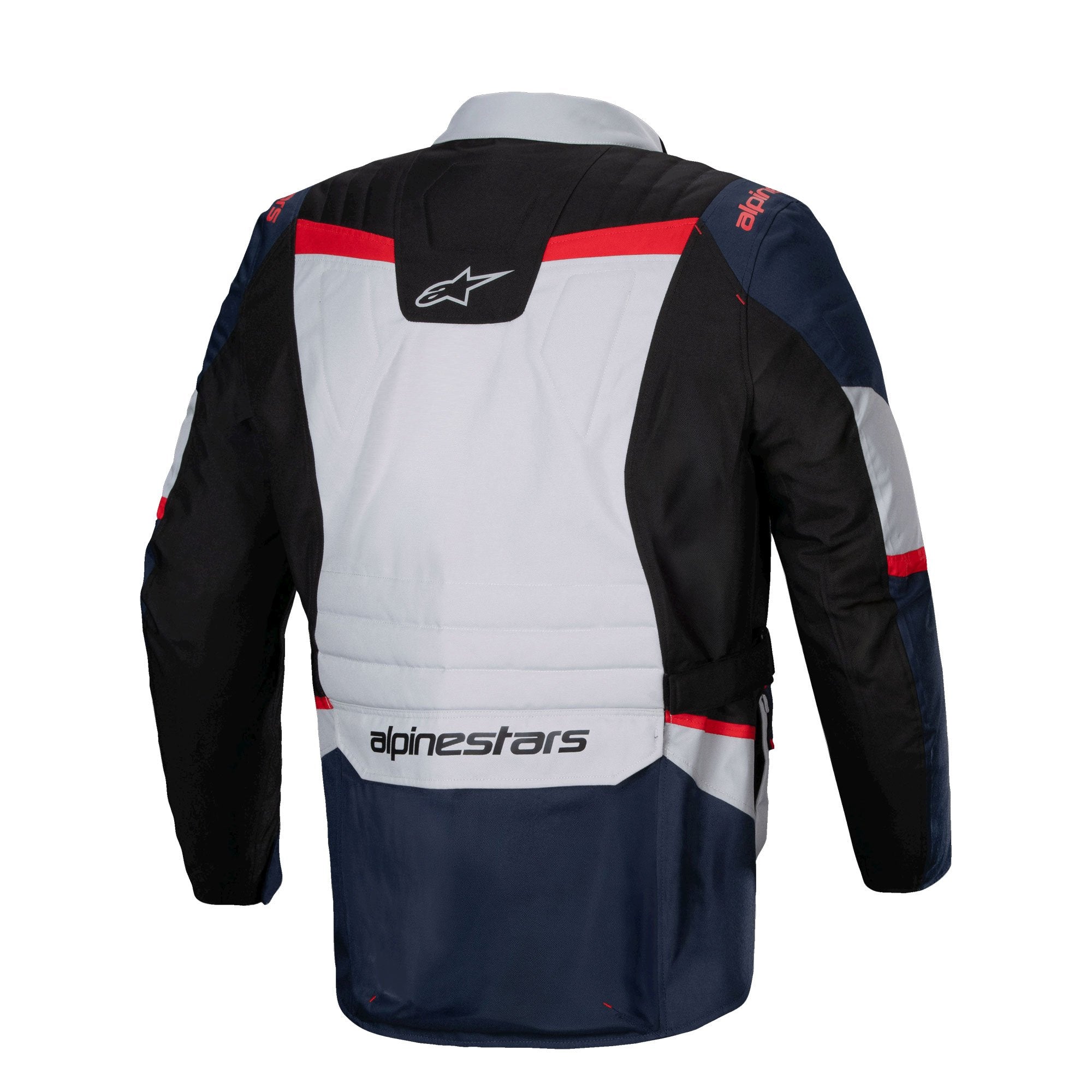 Alpinestars ST-1 Waterproof Textile Jacket Dark Blue / Black / Bright Red FREE 1 YEAR Returns, FREE UK Delivery | ThrottleChimp