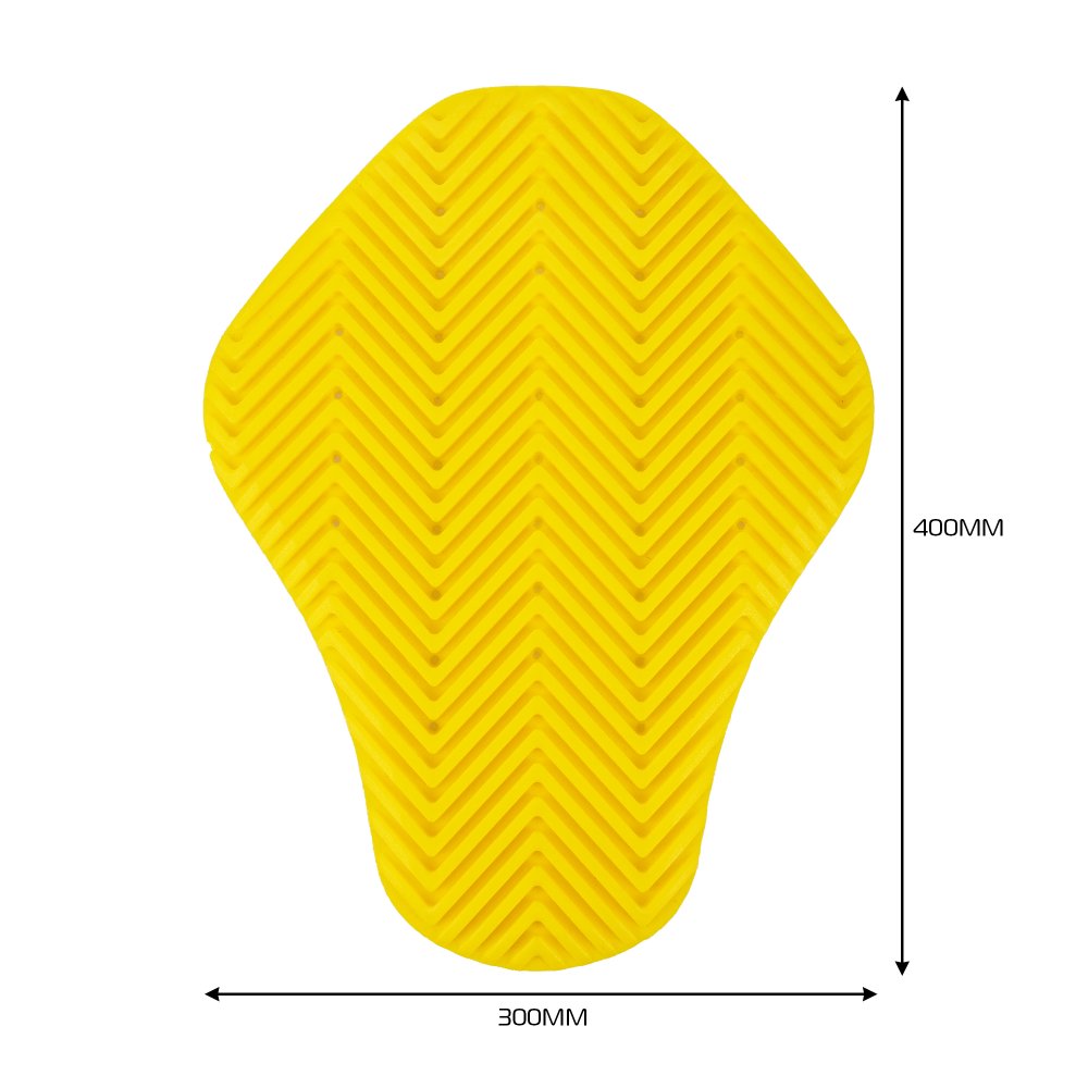 Oxford Dynamic 2.0 Level 2 Back Protector Insert Yellow FREE 1 YEAR Returns, FREE UK Delivery | ThrottleChimp