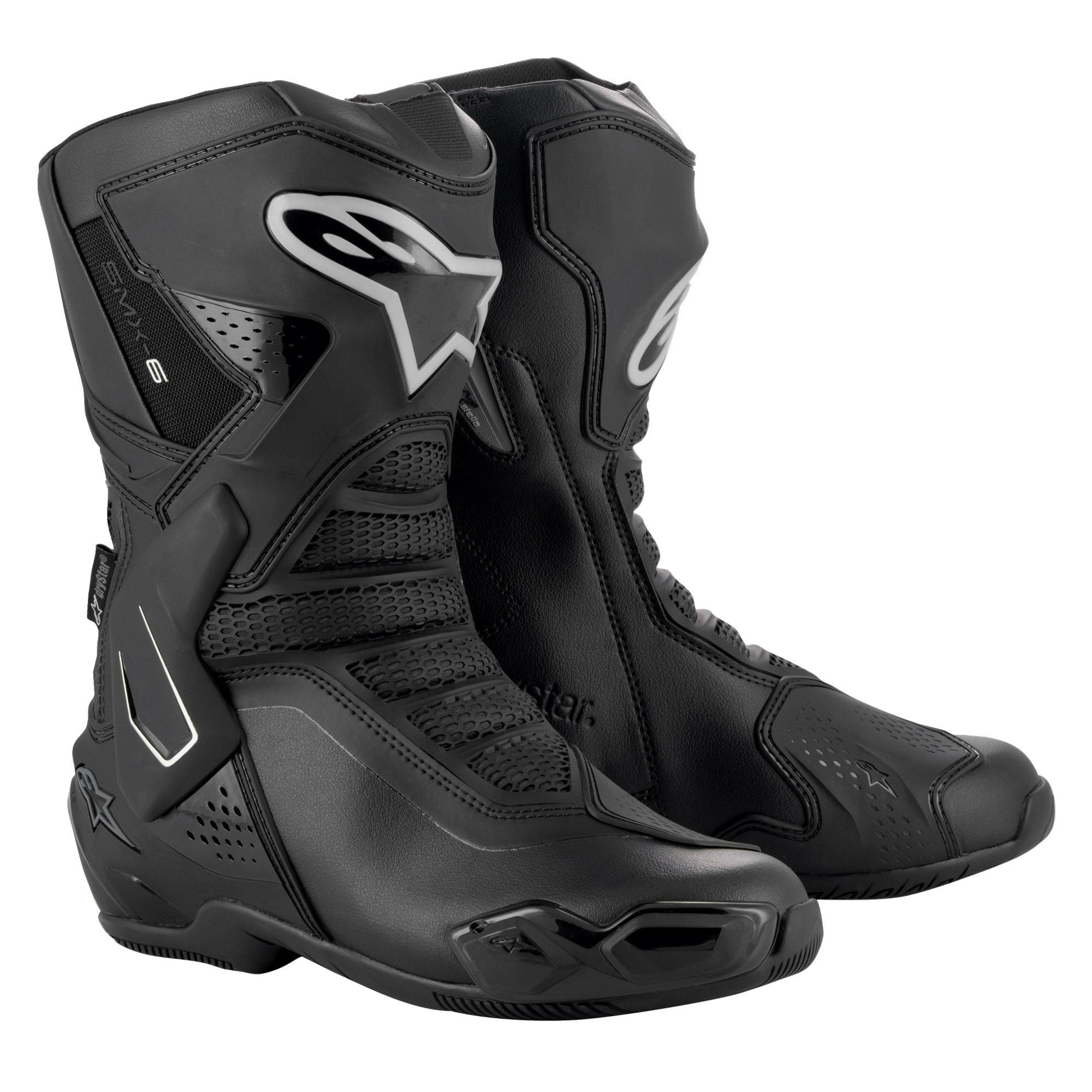 Alpinestars Stella SMX-6 V3 Drystar Ladies Boots Black / Silver FREE 1 YEAR Returns, FREE UK Delivery | ThrottleChimp