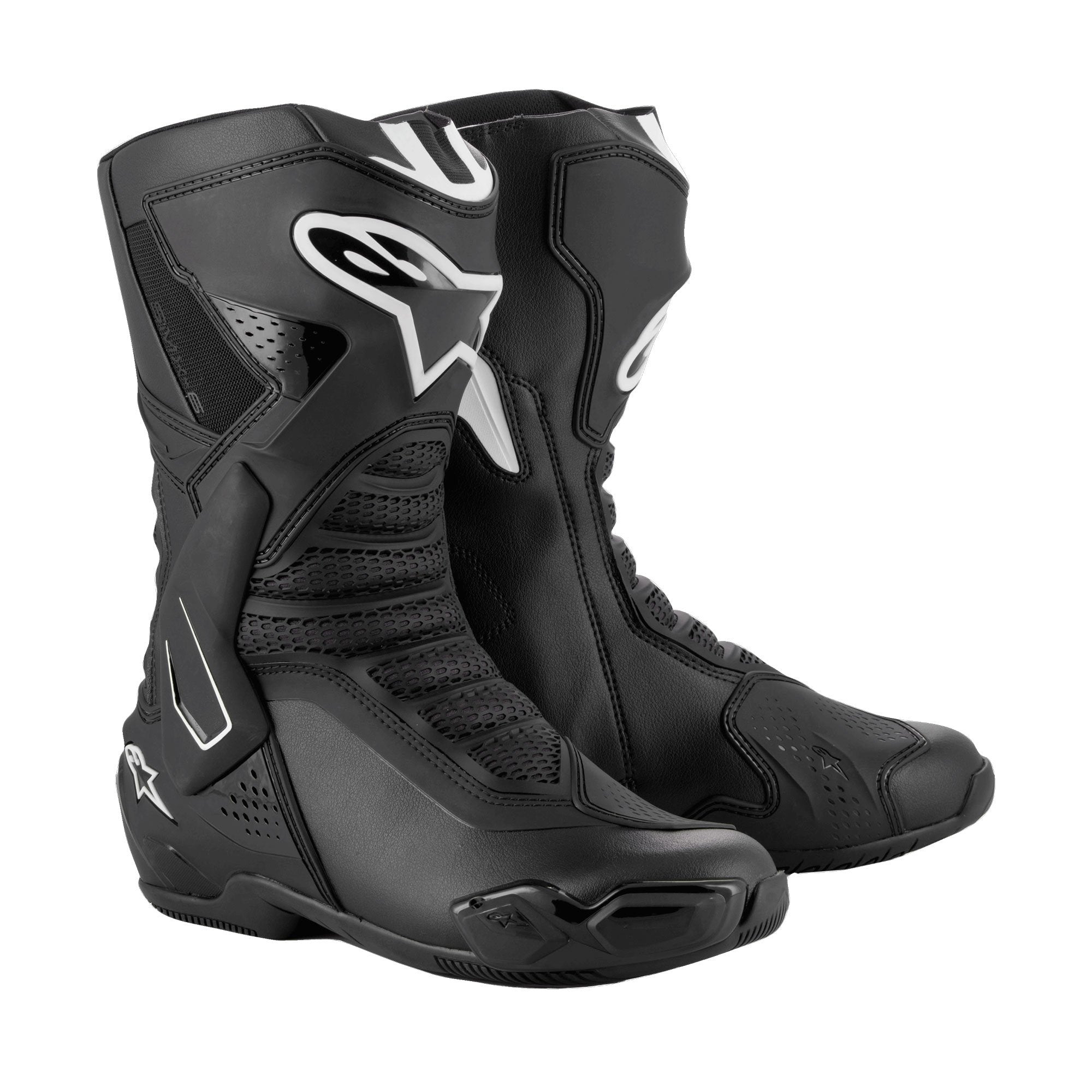 Alpinestars SMX-6 V3 Boots Black / White FREE 1 YEAR Returns, FREE UK Delivery | ThrottleChimp