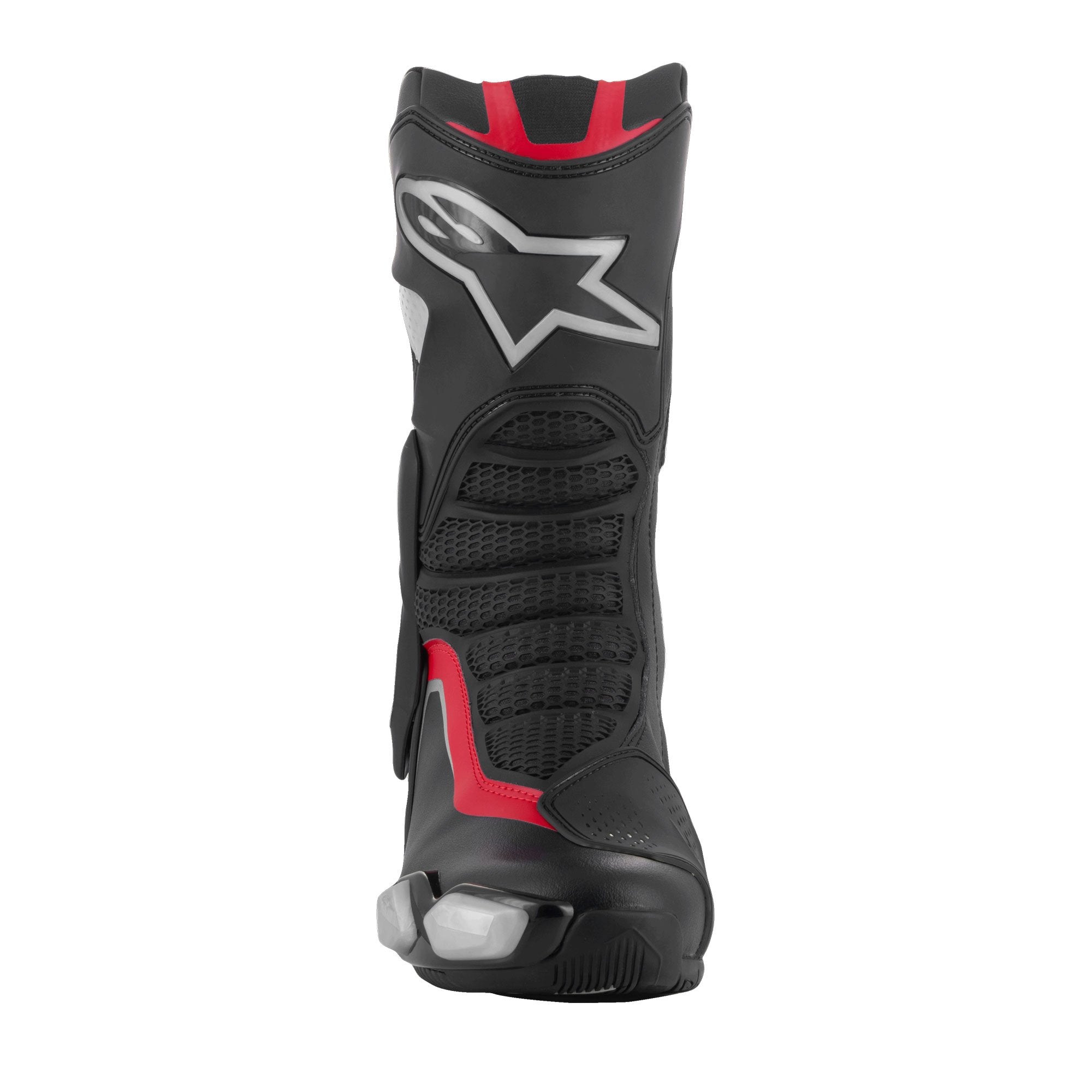 Alpinestars SMX-6 V3 Boots Black / Silver / Red FREE 1 YEAR Returns, FREE UK Delivery | ThrottleChimp