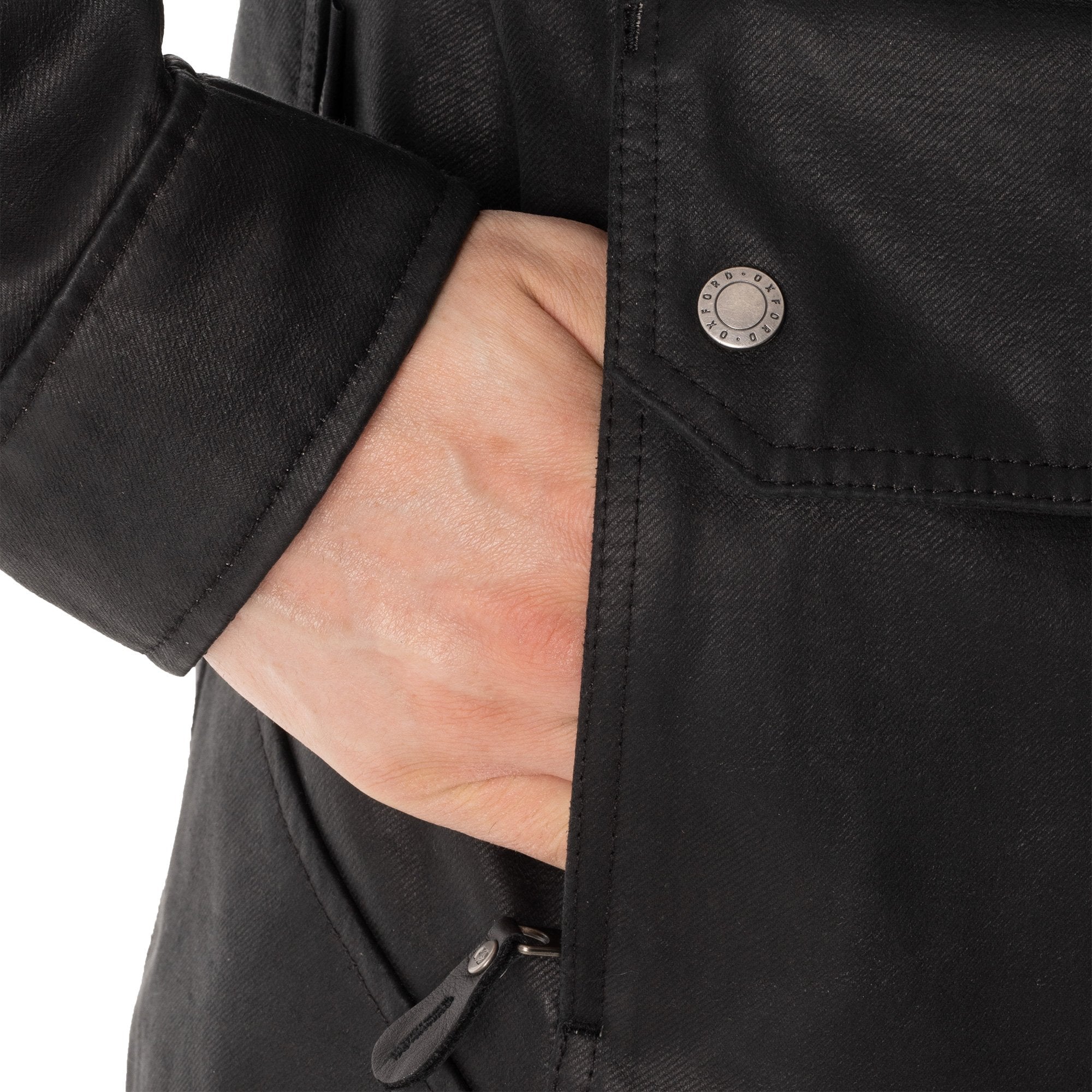 Oxford Sterling D2D Textile Jacket Black FREE 1 YEAR Returns, FREE UK Delivery | ThrottleChimp