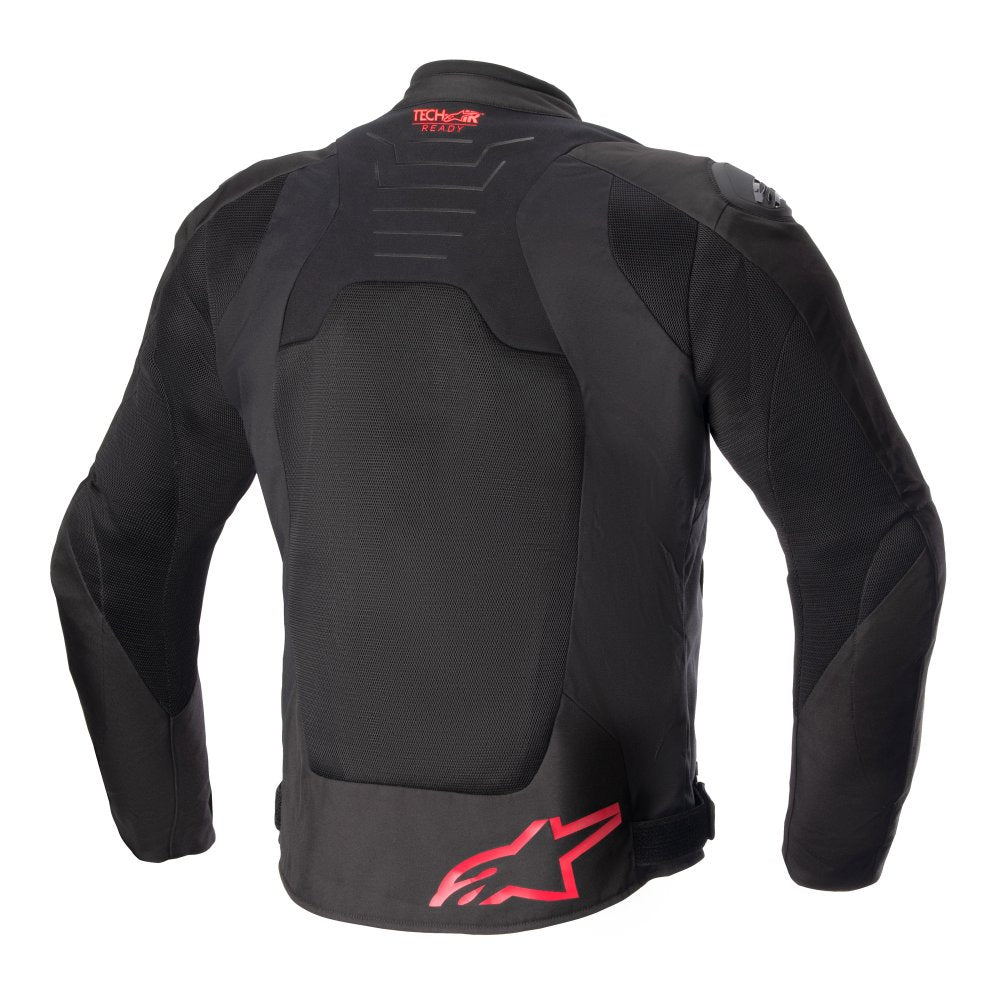 Alpinestars SMX Air Textile Jacket Black / Bright Red FREE 1 YEAR Returns, FREE UK Delivery | ThrottleChimp