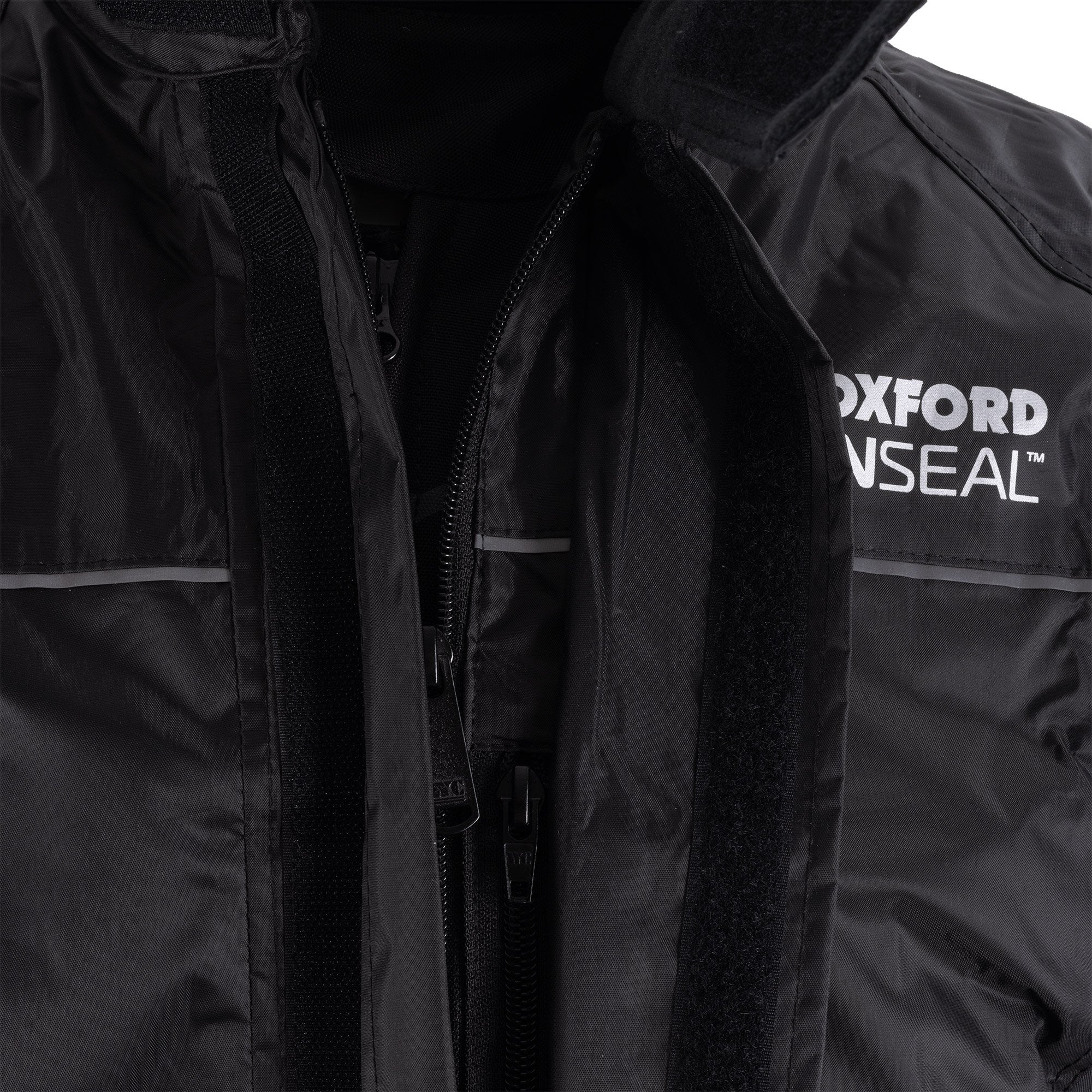 Oxford Rainseal Thermal Over Jacket Black FREE 1 YEAR Returns, FREE UK Delivery | ThrottleChimp