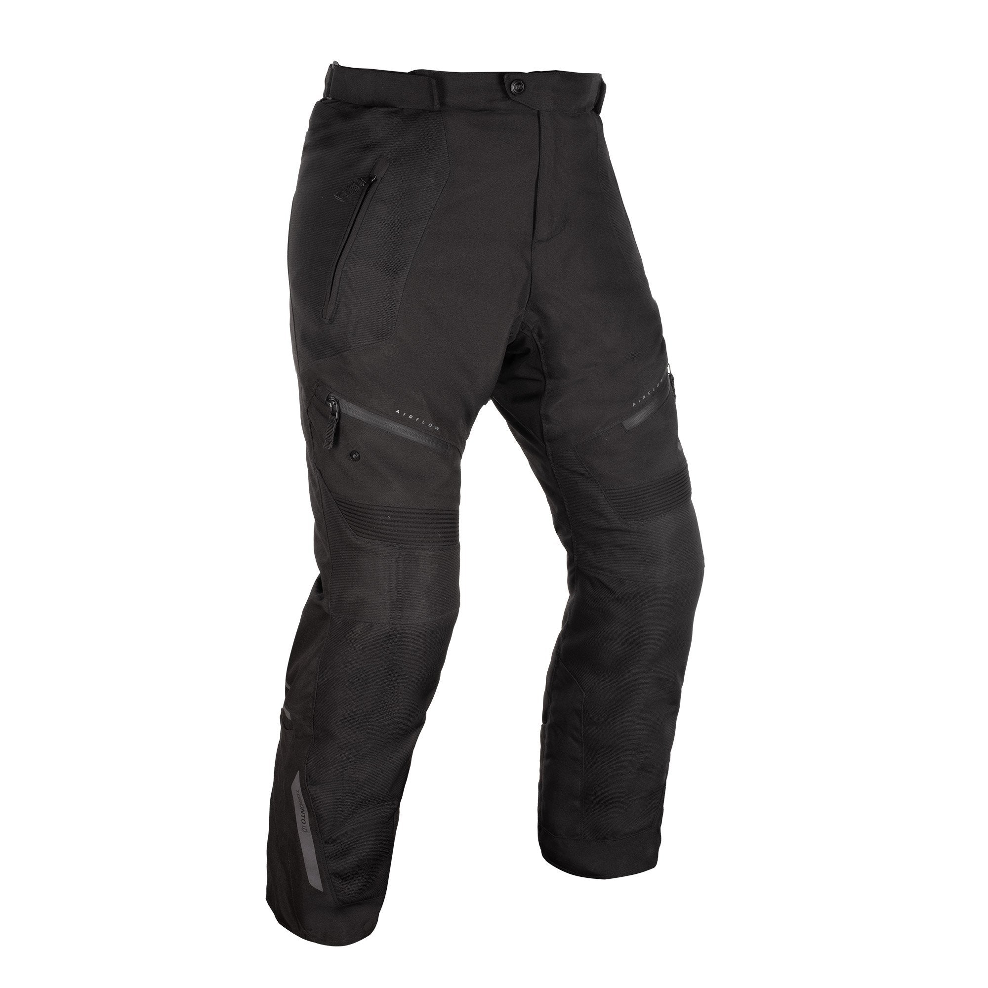 Oxford Toronto 1.0 D2D Textile Trouser Stealth Black FREE 1 YEAR Returns, FREE UK Delivery | ThrottleChimp