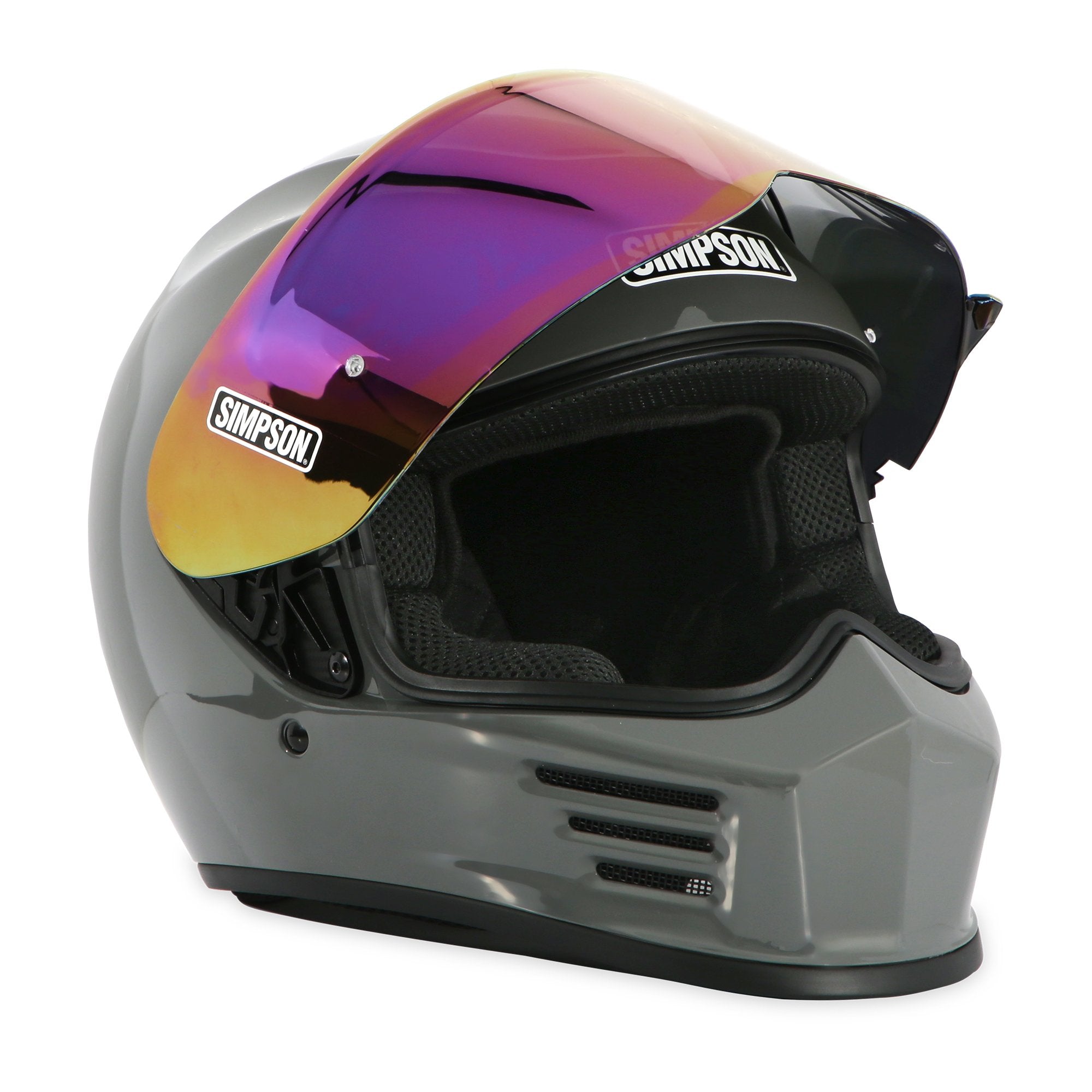 Simpson Speed Solid ECE 22.06 Full Face Helmet Armor FREE 1 YEAR Returns, FREE UK Delivery | ThrottleChimp