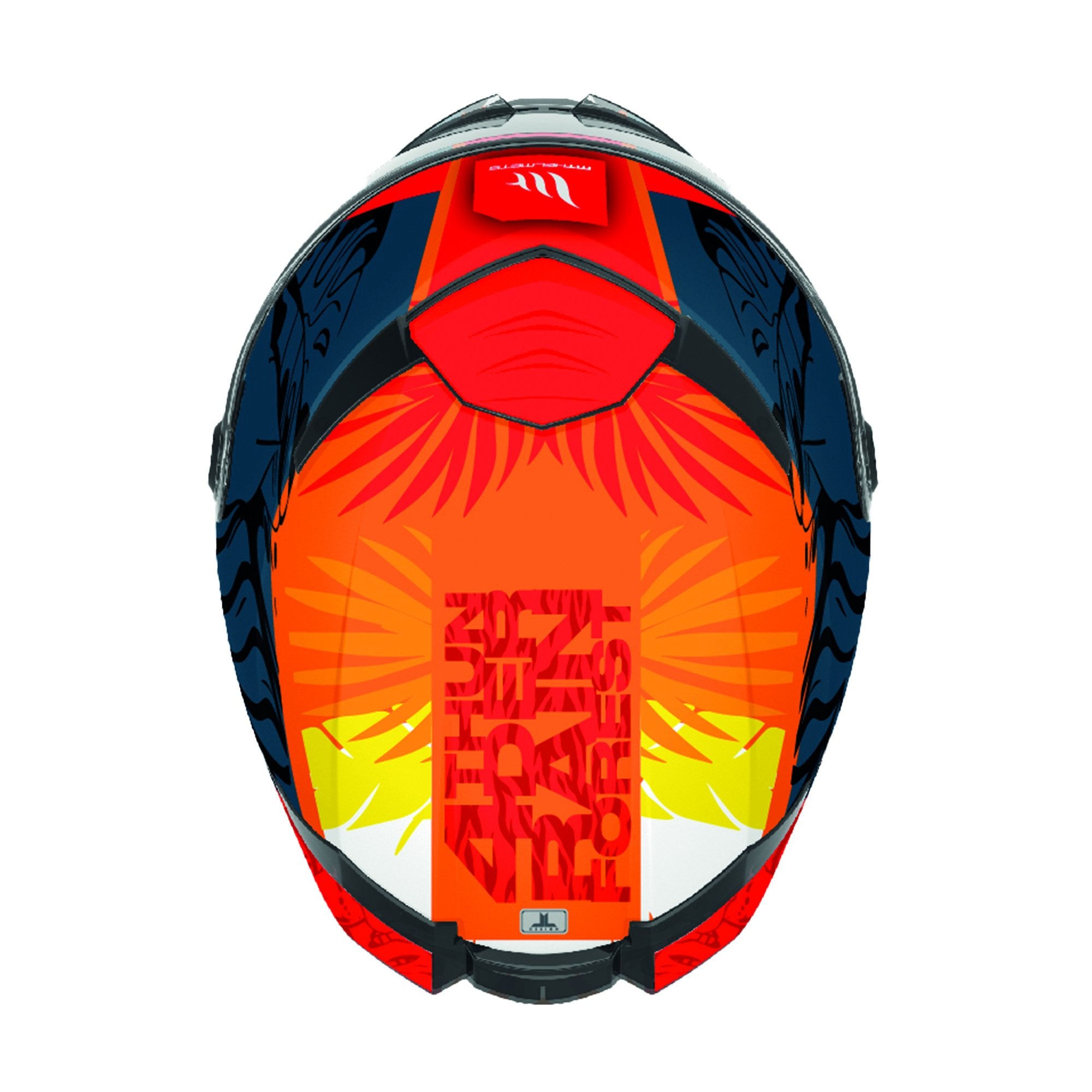 MT Thunder 4 SV Rainforest C4 Full Face Helmet Gloss Orange FREE 1 YEAR Returns, FREE UK Delivery | ThrottleChimp