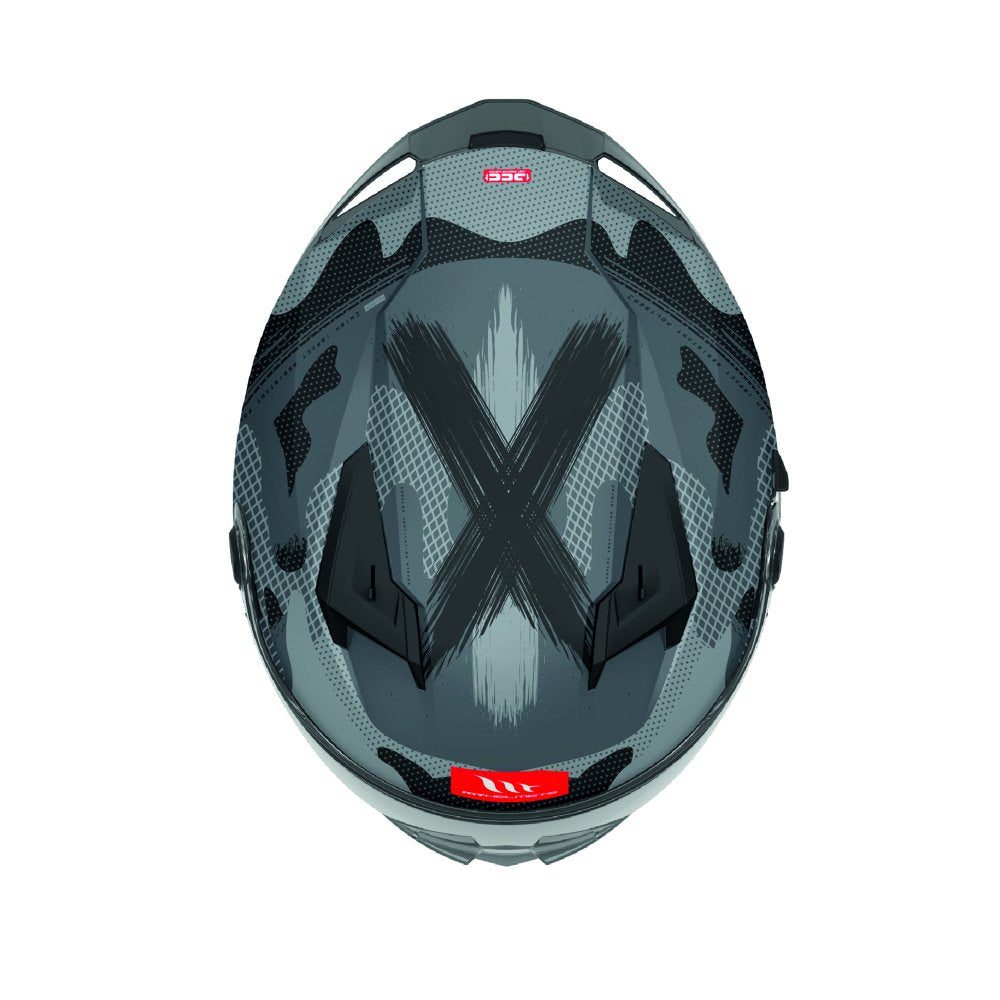 MT Braker SV Crossover C2 Full Face Helmet Matt Grey FREE 1 YEAR Returns, FREE UK Delivery | ThrottleChimp