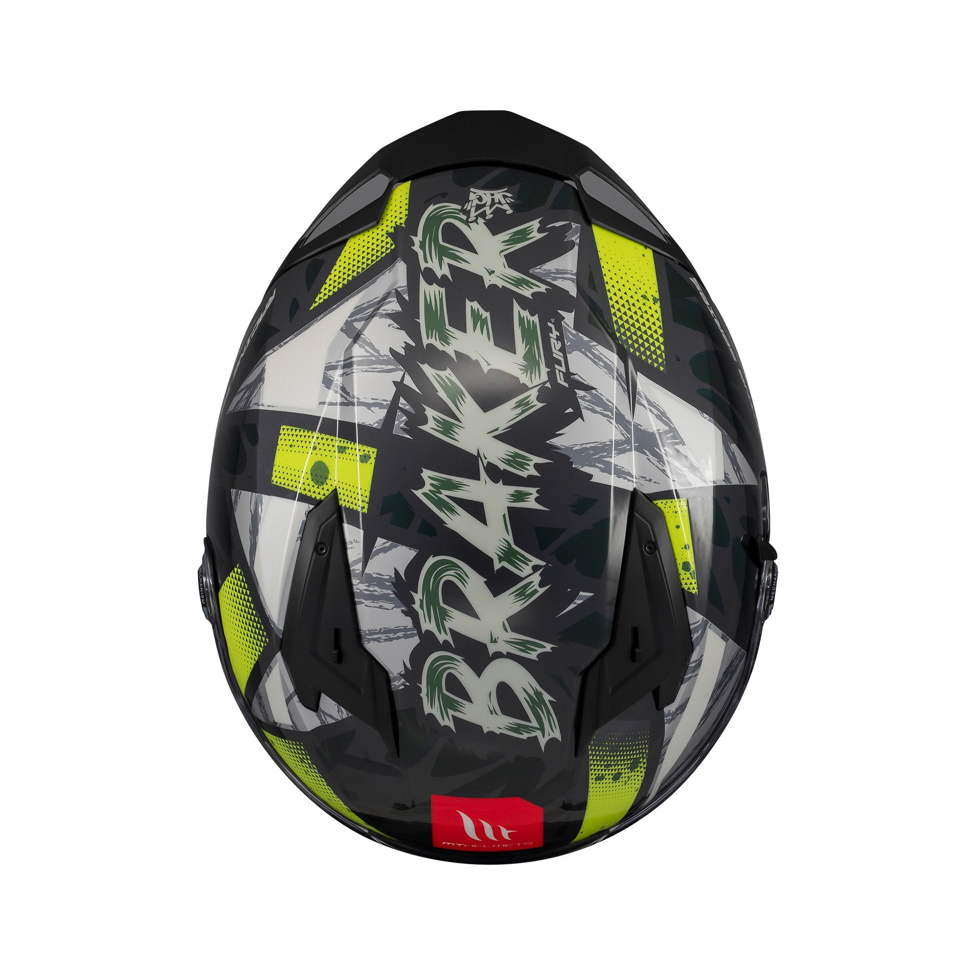 MT Braker SV Fury C6 Full Face Helmet Gloss Fluo Yellow FREE 1 YEAR Returns, FREE UK Delivery | ThrottleChimp