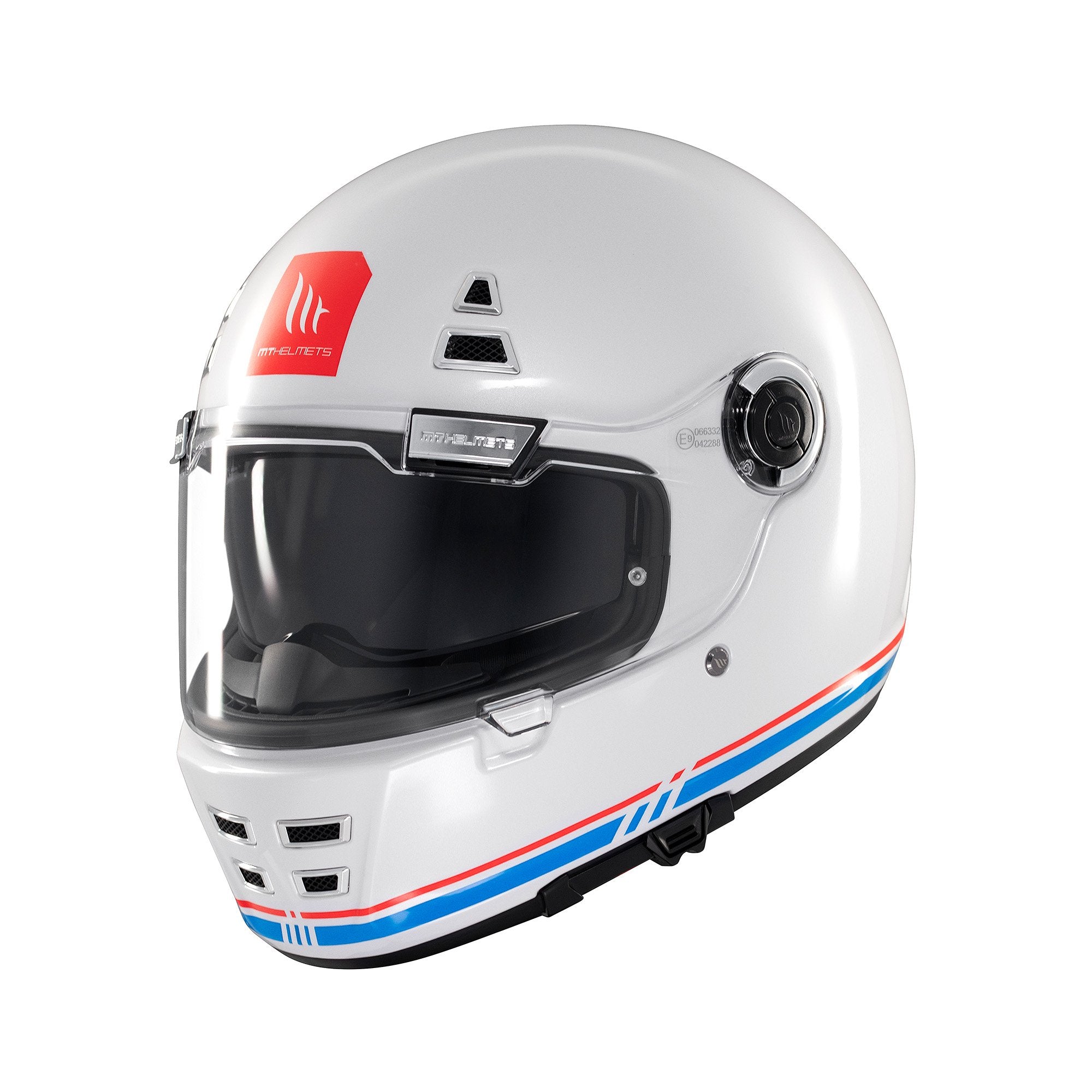 MT Jarama SV A7 Full Face Helmet Gloss White FREE 1 YEAR Returns, FREE UK Delivery | ThrottleChimp