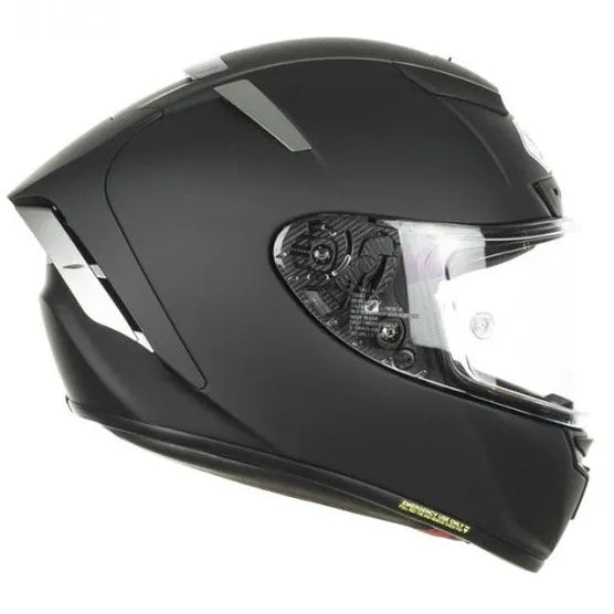 Shoei X Spirit 3 Plain Full Face Helmet Matt Black (Image 2) - ThrottleChimp