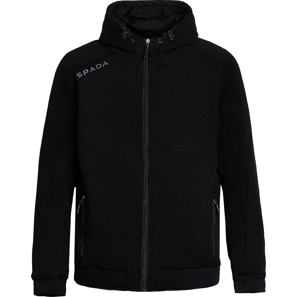 Spada Blade Zip CE Hoodie Black - ThrottleChimp