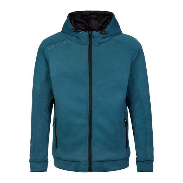 Spada Blade Zip CE Hoodie Coral Blue - ThrottleChimp