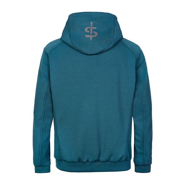 Spada Blade Zip CE Hoodie Coral Blue (Image 3) - ThrottleChimp