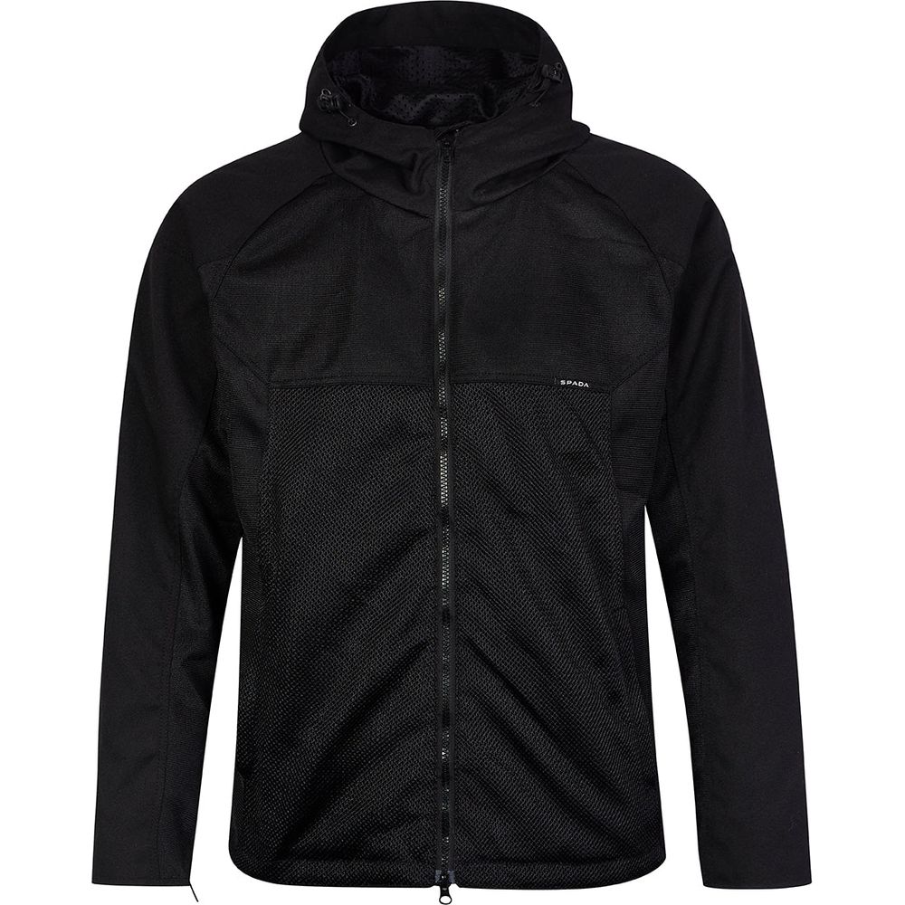 Spada Hooded Air CE Textile Jacket Black - ThrottleChimp