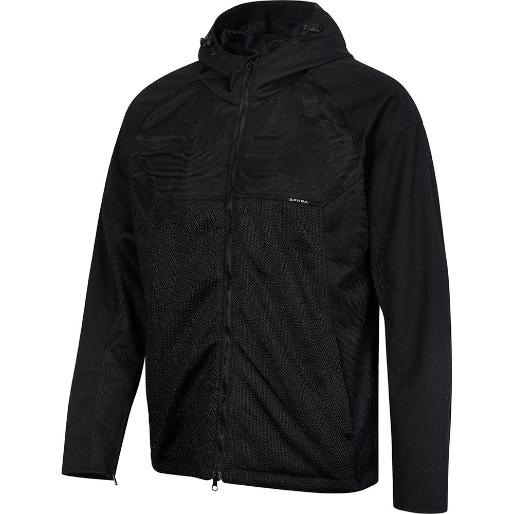 Spada Hooded Air CE Textile Jacket Black FREE 1 YEAR Returns, FREE UK Delivery | ThrottleChimp