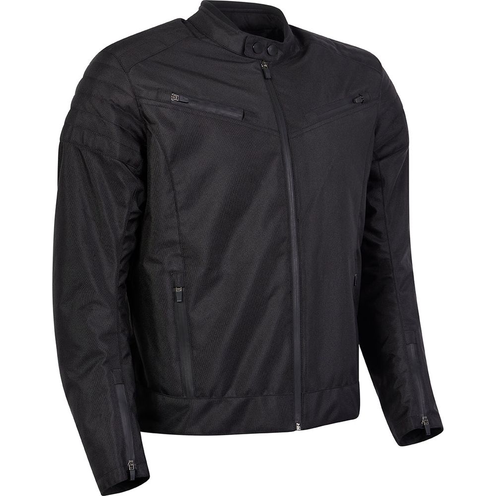 Spada Cafe Flux CE Textile Jacket Black FREE 1 YEAR Returns, FREE UK Delivery | ThrottleChimp