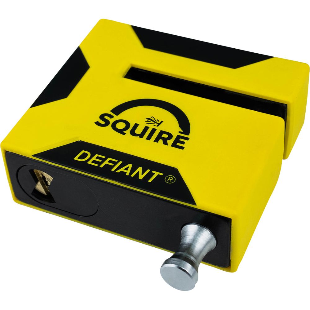 Squire Defiant Disc Lock Black (Image 2) - ThrottleChimp