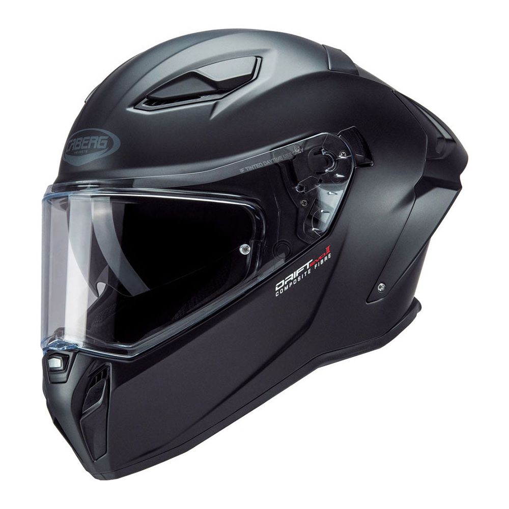 Caberg Drift Evo 2 Full Face Helmet Matt Black FREE 1 YEAR Returns, FREE UK Delivery | ThrottleChimp