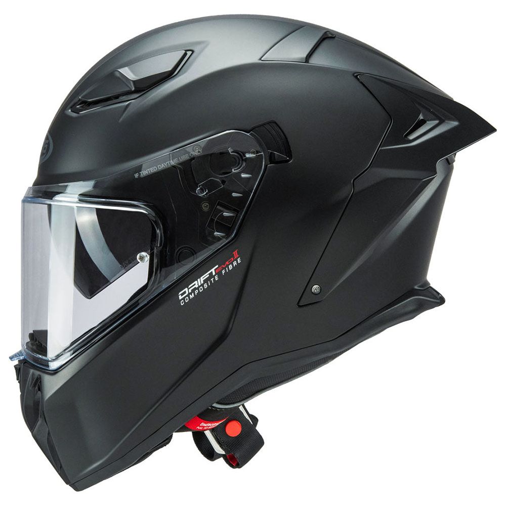 Caberg Drift Evo 2 Full Face Helmet Matt Black (Image 2) - ThrottleChimp