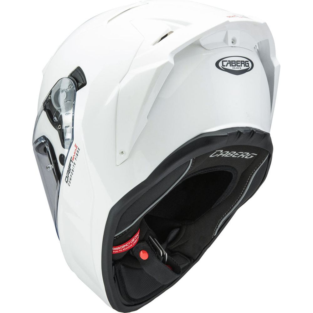 Caberg Drift Evo 2 Full Face Helmet White (Image 3) - ThrottleChimp