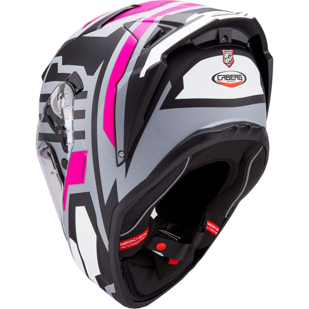 Caberg Drift Evo 2 Full Face Helmet Horizon Matt Grey / Black / Fuchsia FREE 1 YEAR Returns, FREE UK Delivery | ThrottleChimp