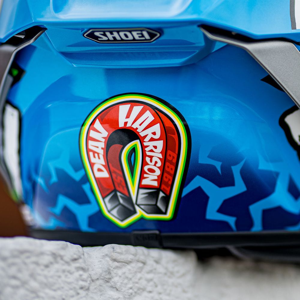 Shoei X-SPR Pro Harrison TC2 Full Face Helmet Blue (Image 9) - ThrottleChimp