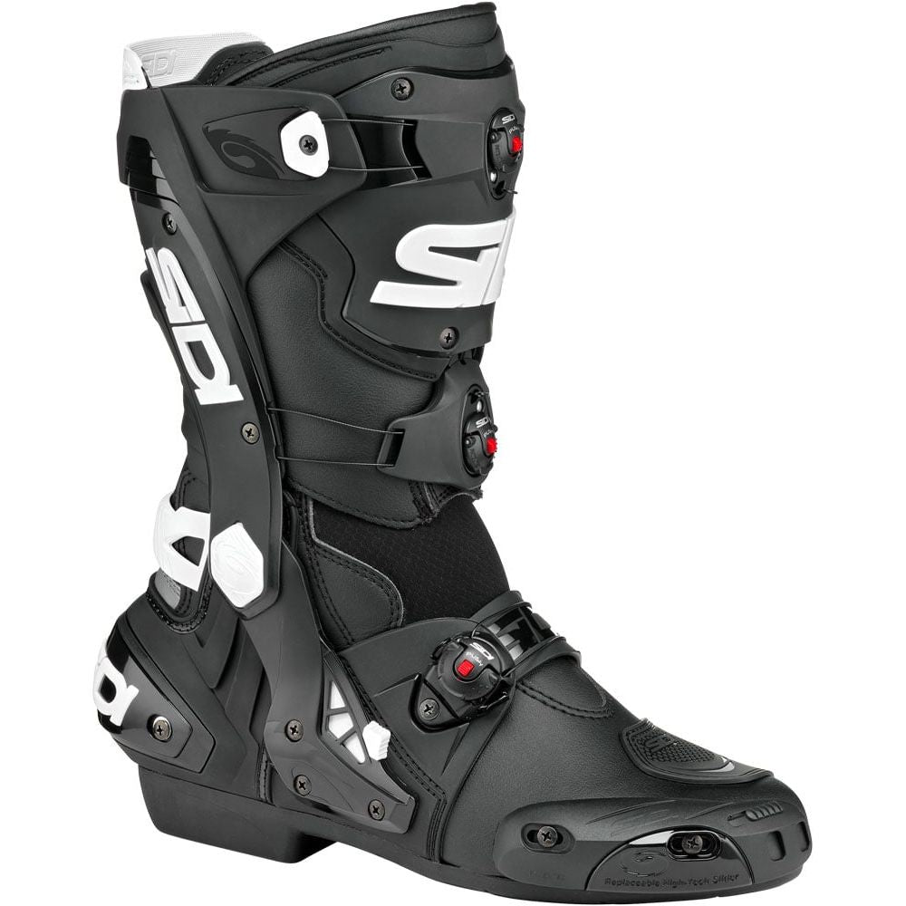 Sidi Rex Air CE Boots White / Black FREE 1 YEAR Returns, FREE UK Delivery | ThrottleChimp